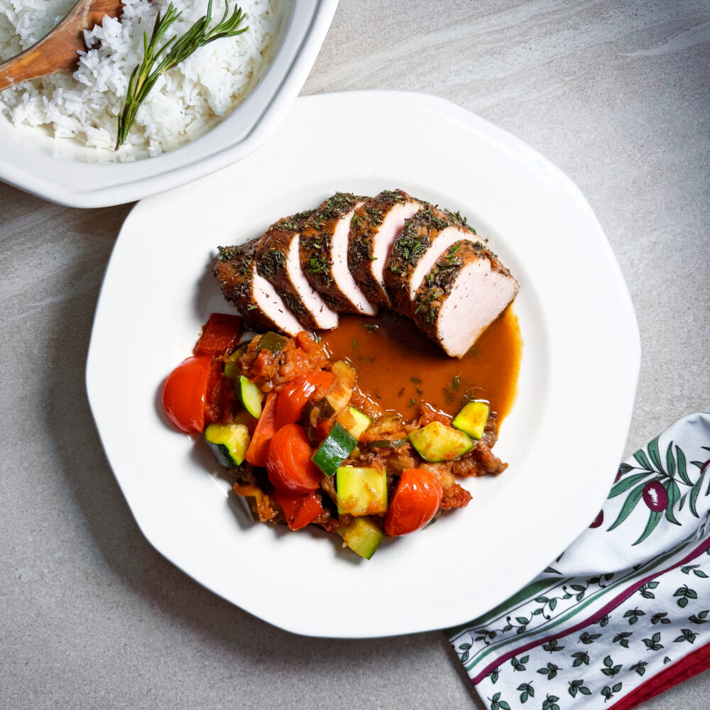 filet de porc aux herbes de Provence